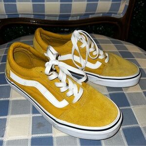 Vans Yellow and White Sneakers